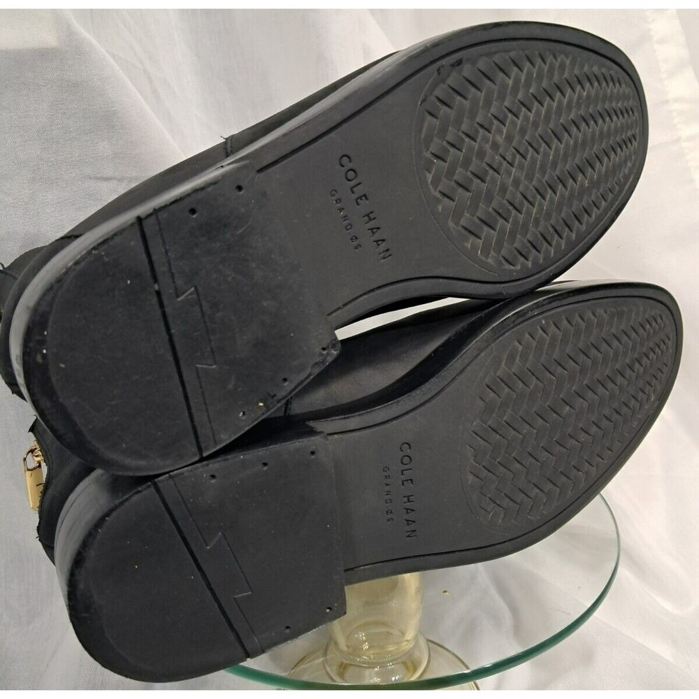 Cole Haan Women's Reid Waterproof Suede Black Ankle Boot 7.5 - Picture 12 of 14